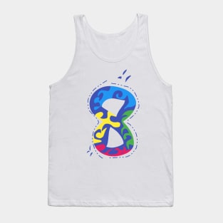 Number 8 Tank Top